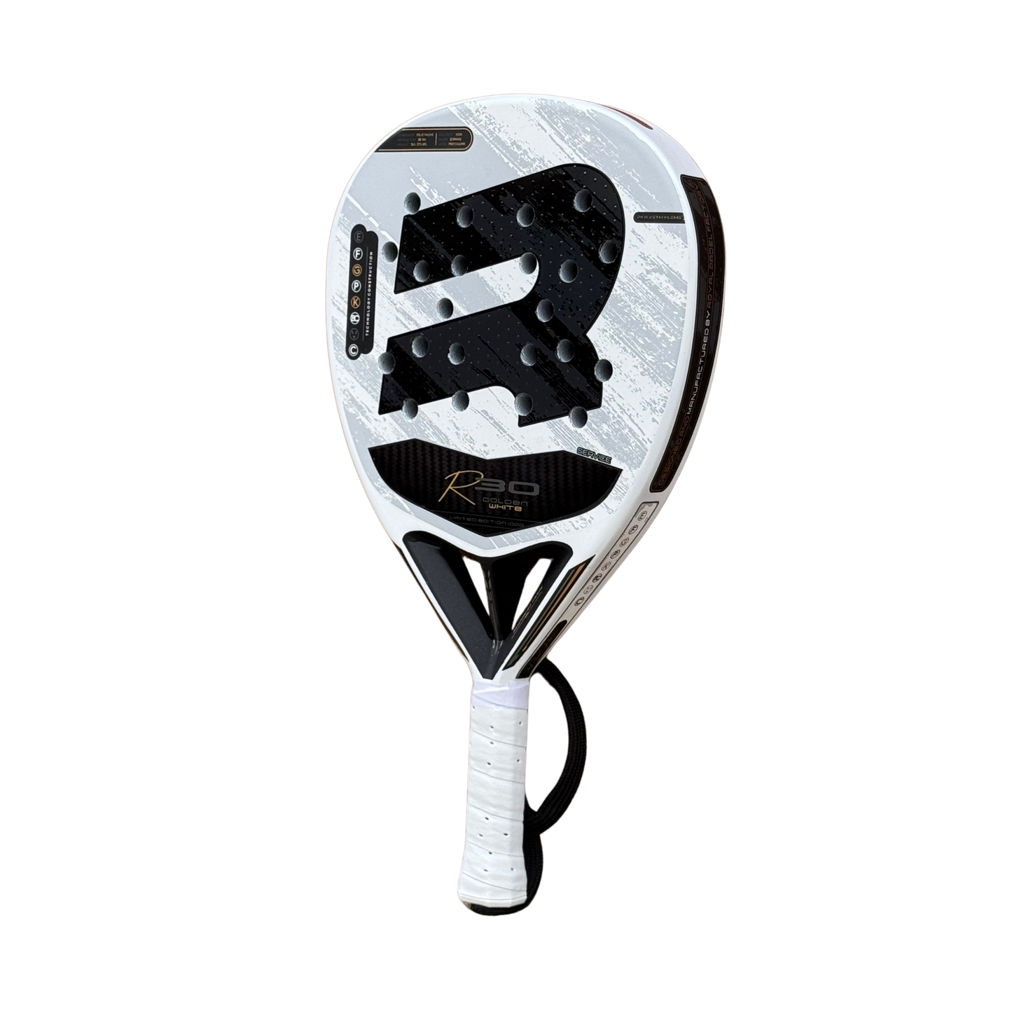 Royal Padel R30 Golden White 2025 Padel Racket