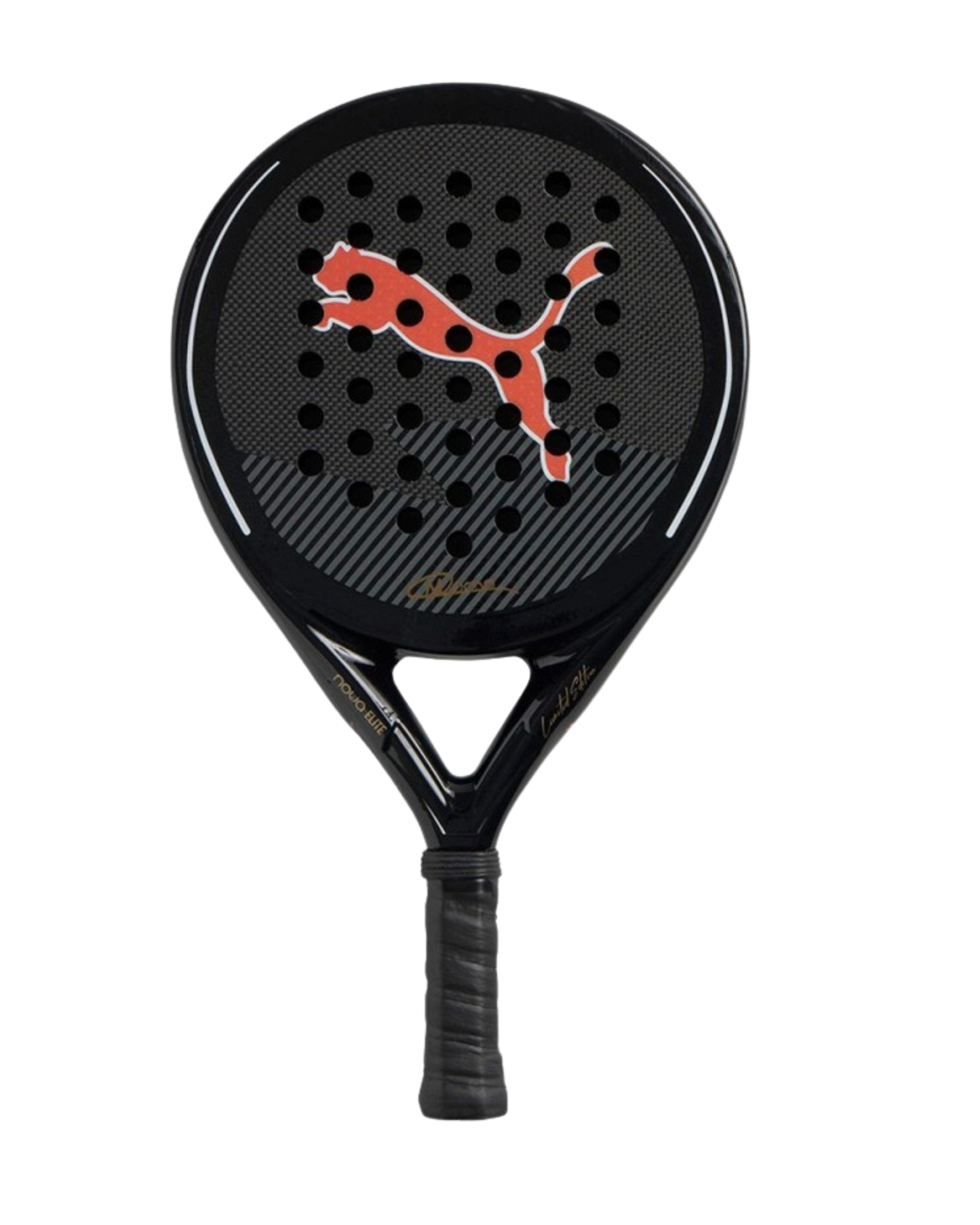 Puma Nova Elite 2025 Momo Gonzalez Black Orange Padel Racket