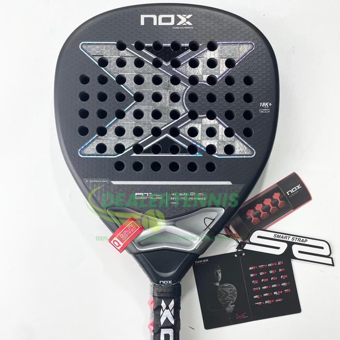 [JANGAN PAKAI] NOX AT Attack Genius 18K 2024 - Agustin Tapia - Racket Padel Raket - 100% Original